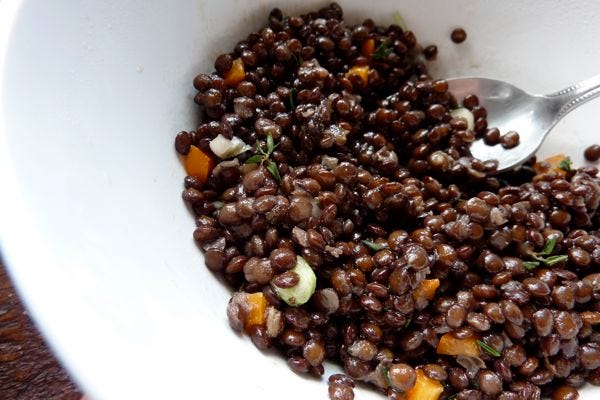 lentil salad