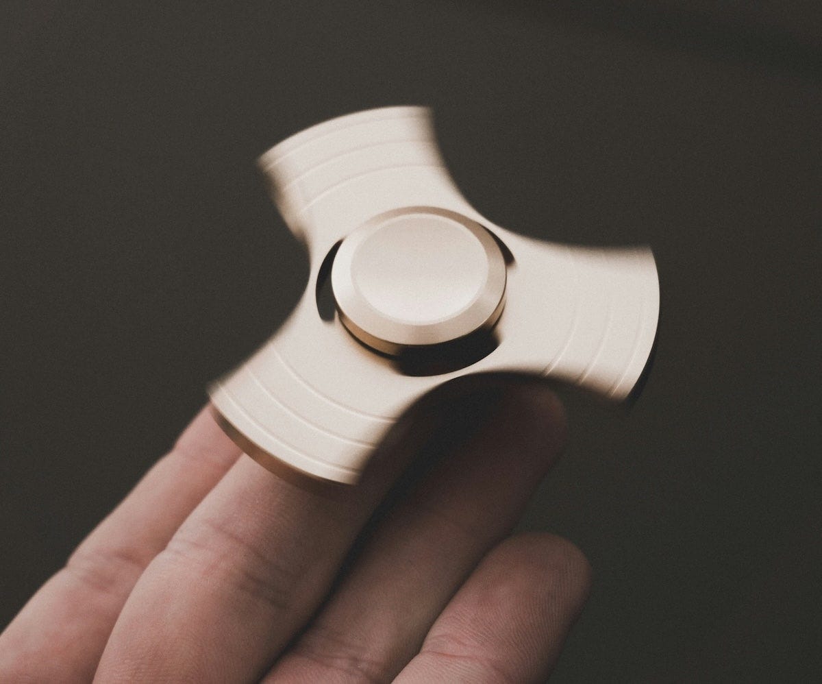 Fidget toy en forme de spinner
