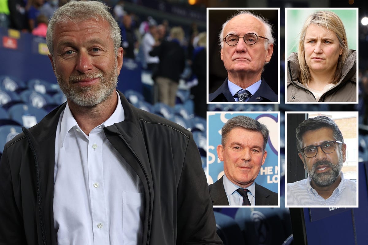 The six trustees in charge of Chelsea after Roman Abramovich's shock  departure... including women's boss Emma Hayes