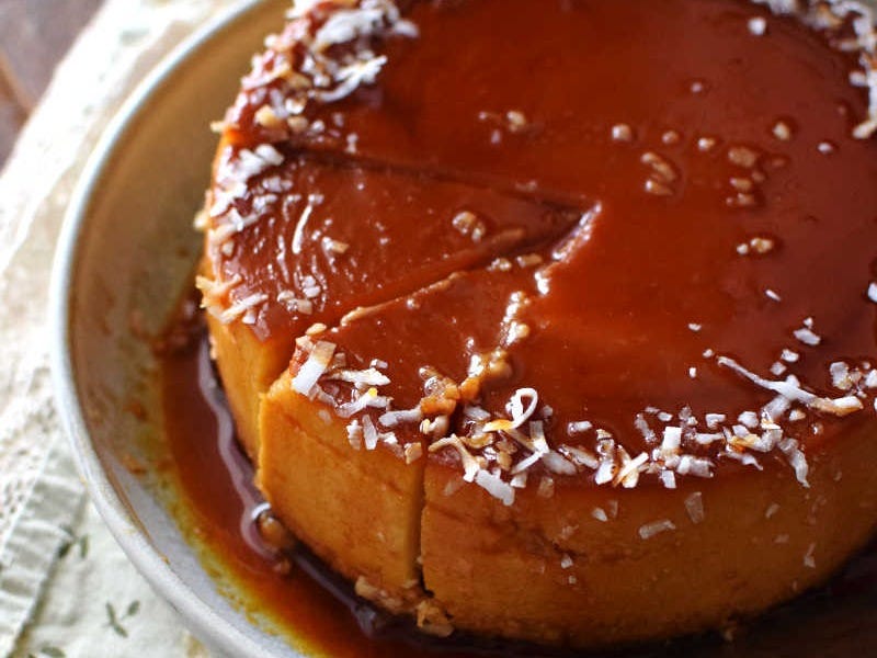 quesillo de coco