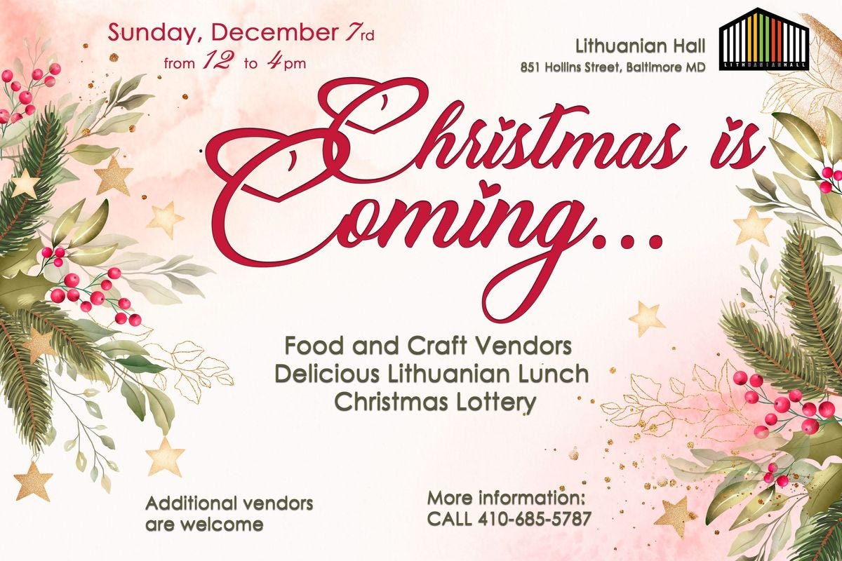 Christmas Bazaar , 7 December | Event in Baltimore | AllEvents