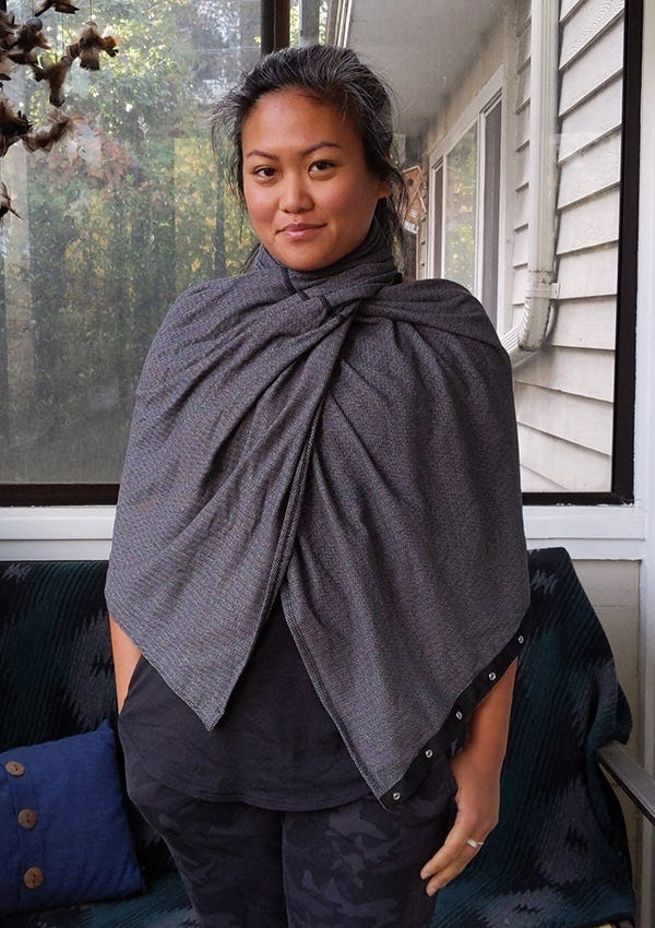 How to Wear a lululemon Vinyasa Scarf Twist Front Shoulder Cape How to Wear a lululemon Vinyasa Scarf Twist Front Shoulder Cape