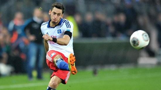 Hakan Calhanoglu makes soccer goal for werder bremen 2015 images Hakan Calhanoglu makes soccer goal for werder bremen 2015 images