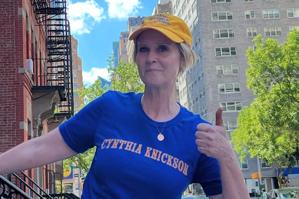 Cynthia Nixon Knicks tee Instagram | rmrk*st | Remarkist Magazine Cynthia Nixon Knicks tee Instagram | rmrk*st | Remarkist Magazine
