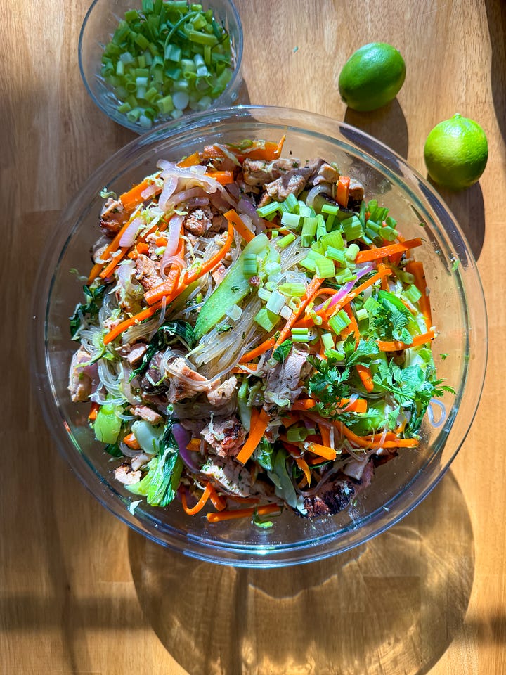 finished noodle bowl.