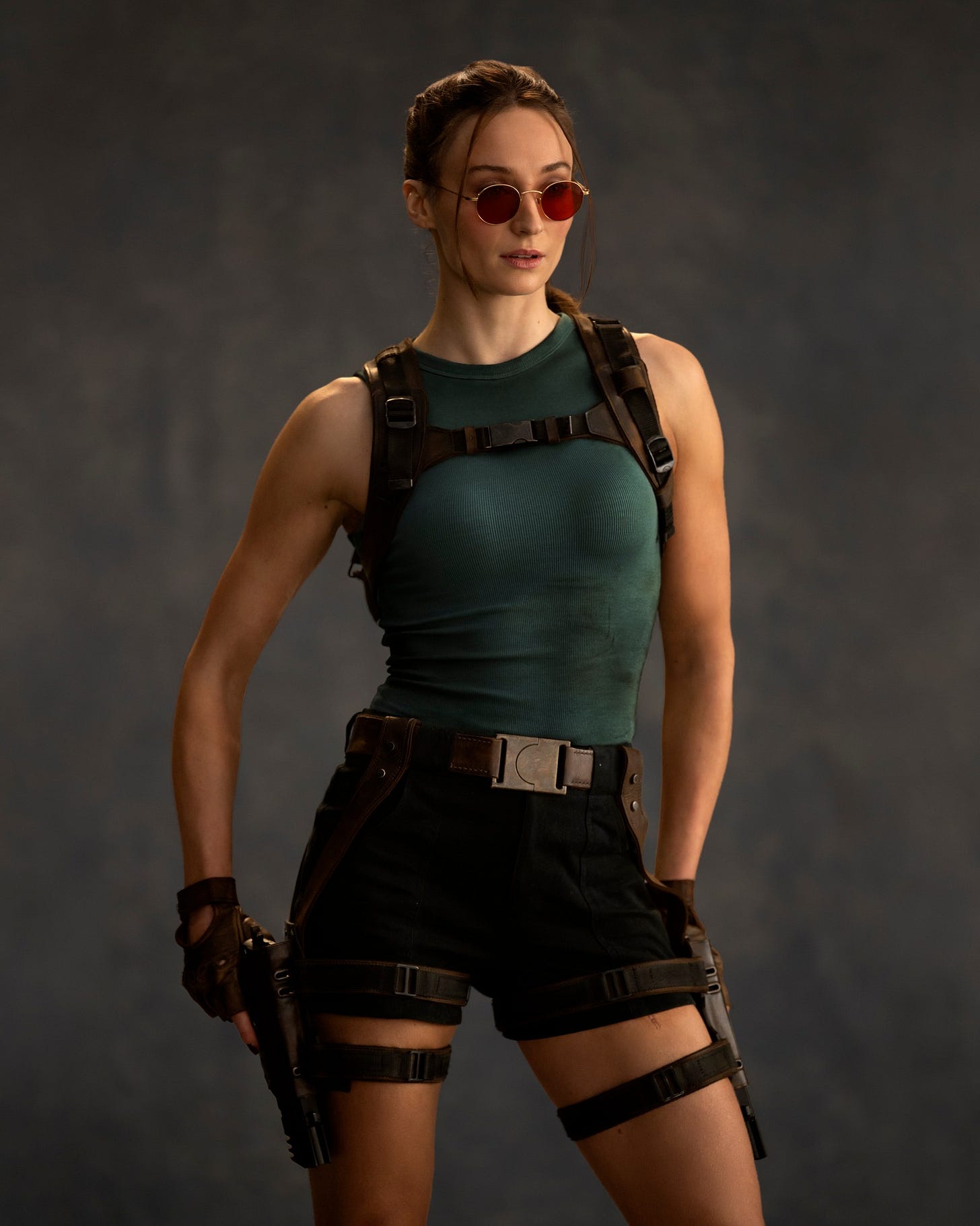 Sophie Turner as Lara Croft