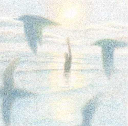 May be art of sea bird May be art of sea bird