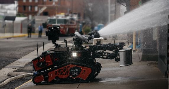 Colossus advanced firefighting robot | Shark Robotics