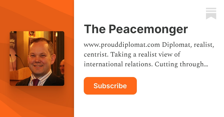 The Peacemonger | Ian Proud | Substack