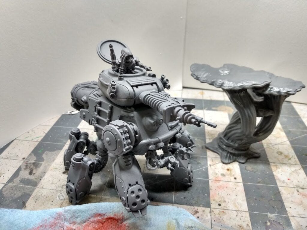 28mm Scavenger Crab Tank by StationForge, 3D printed