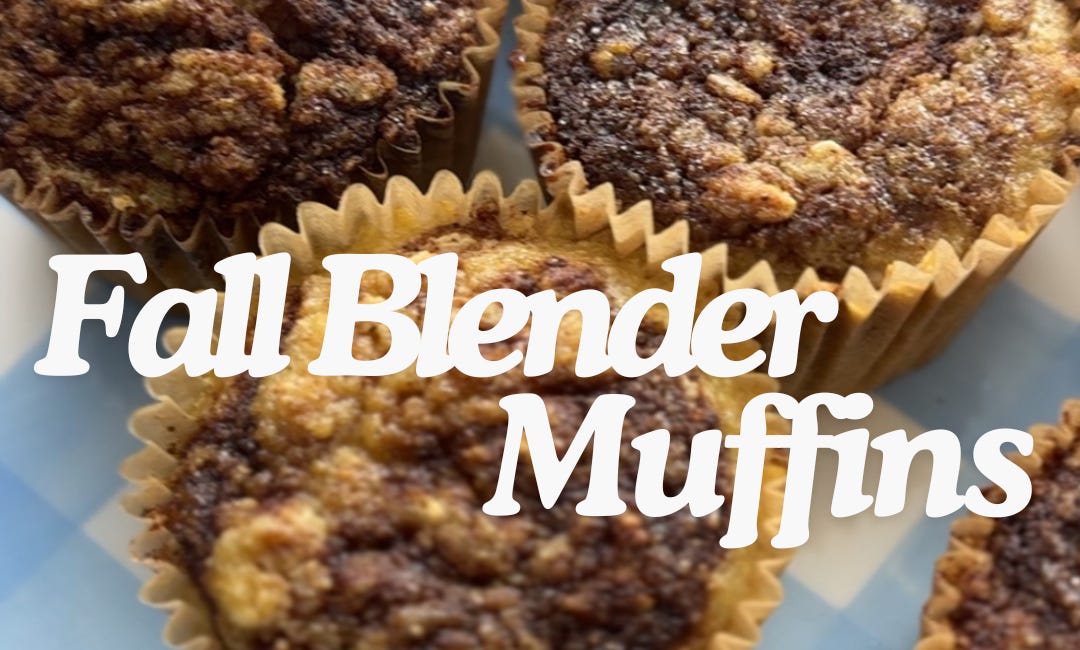 Apple Cinnamon Blender Muffins