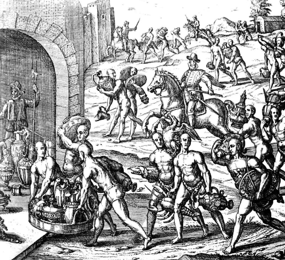 They Forced Native People Into Slavery And Worked Them Until They Perished