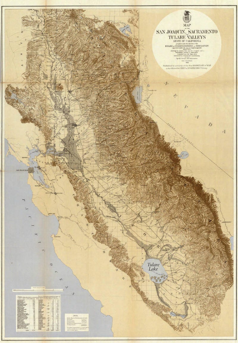 The California Central Valley The California Central Valley