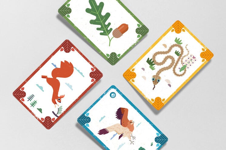 juego Foresta en Verkami, una iniciativa de la revista Pantera