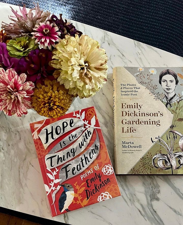 Emily Dickinson poetry books, Emily Dickinson's home