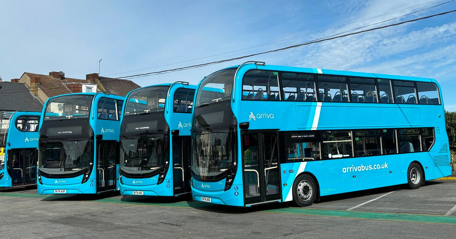 May be an image of tram and text