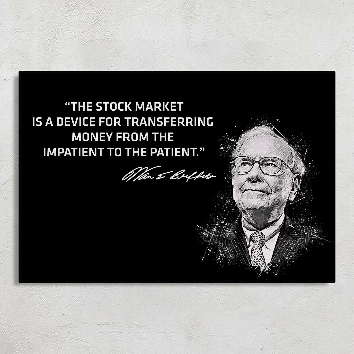 Warren Buffet Financial Advice Quote Stocks Money Device Patient Poster No Frame | eBay Warren Buffet Financial Advice Quote Stocks Money Device Patient Poster No Frame | eBay