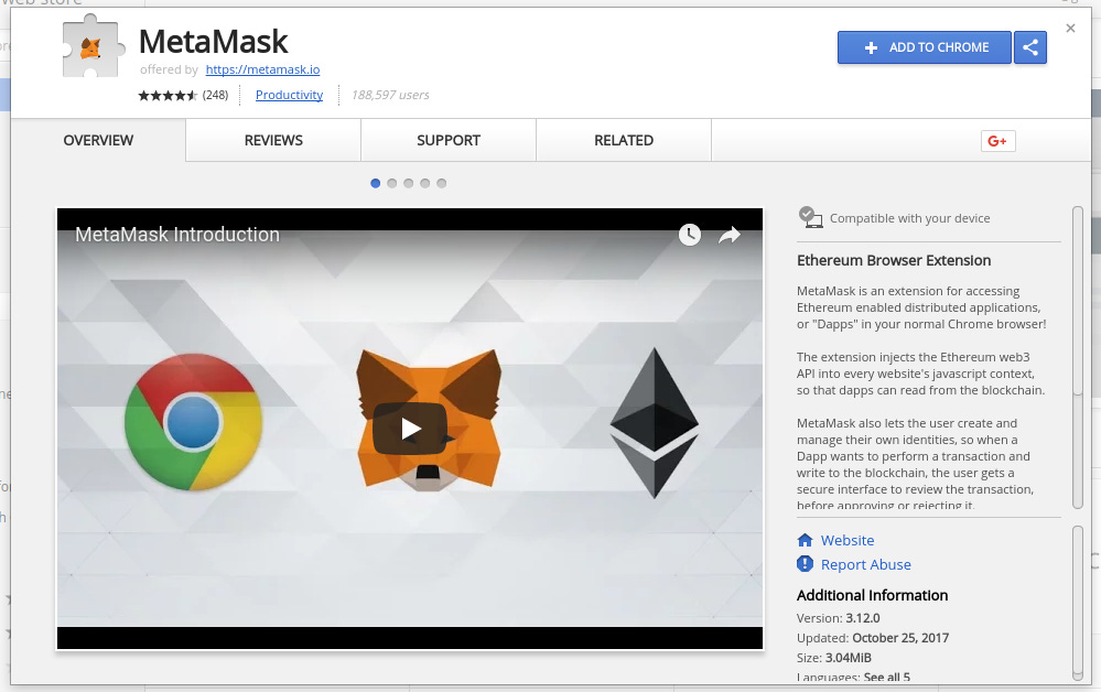 選 + ADD TO CHROME，再確認