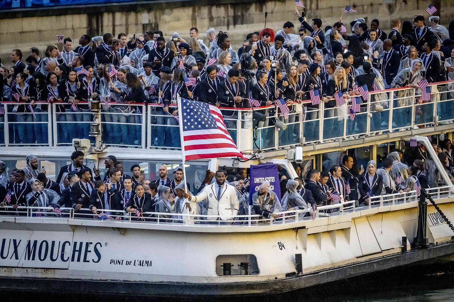 LeBron James, Coco Gauff Lead Team USA in 2024 Summer Olympics Opening  Ceremony in Paris