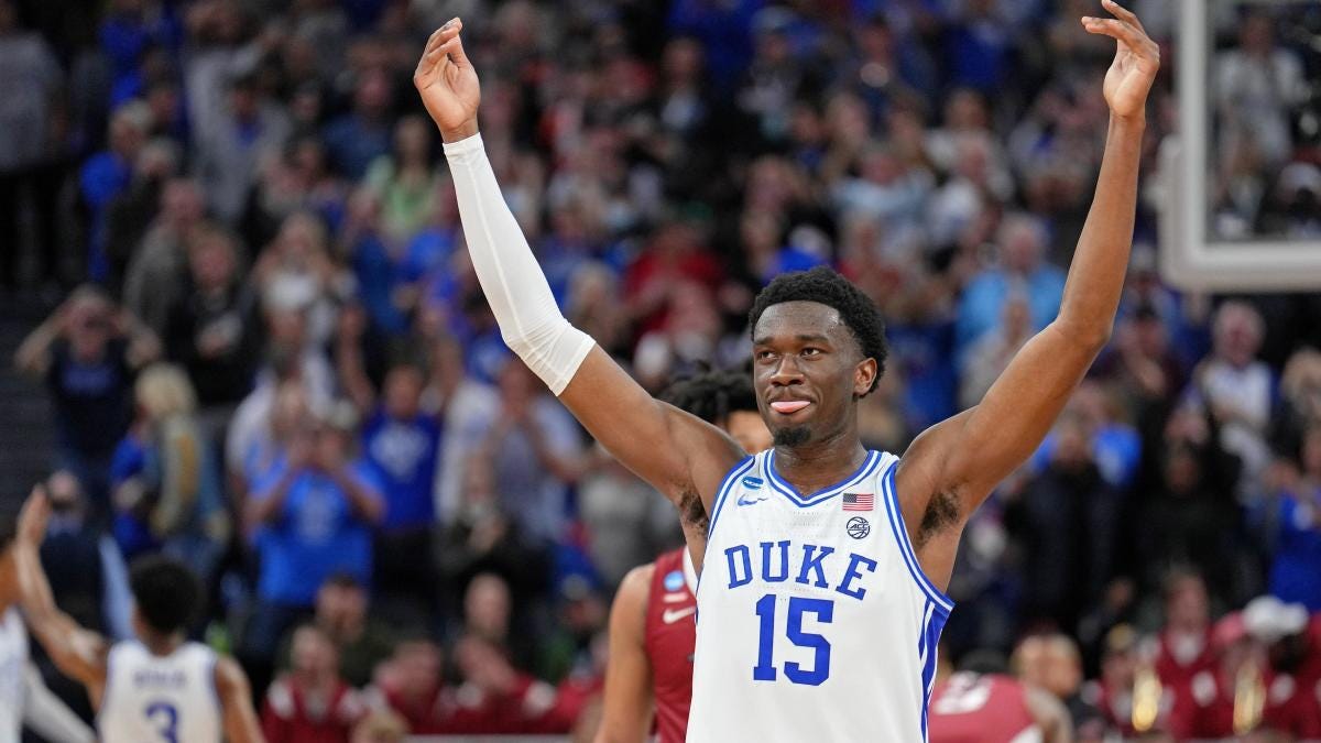 2022 NBA Draft: Duke C Mark Williams declares he'll turn pro early after  stellar sophomore season - CBSSports.com