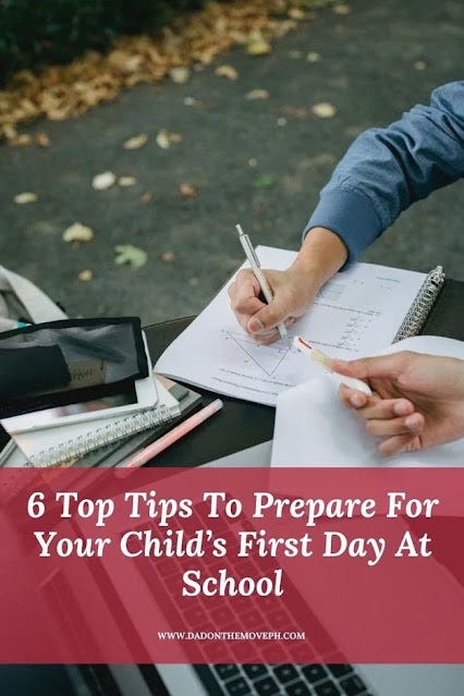 Tips to prepare your child for their first day at school