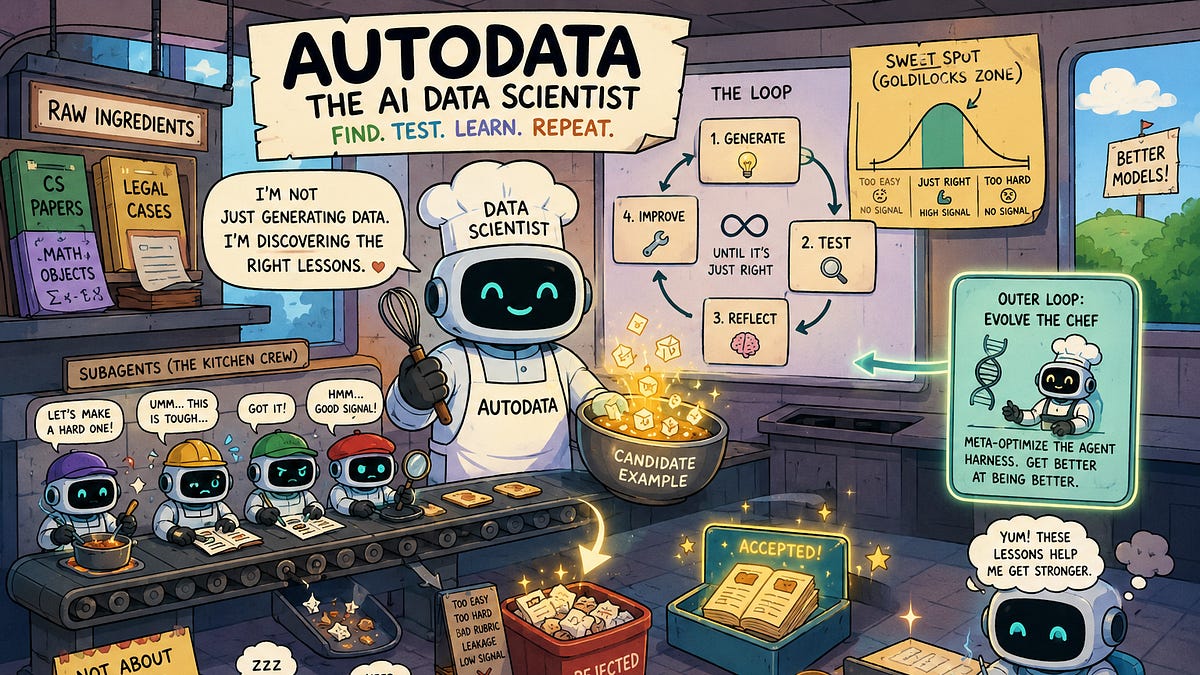 The Sequence AI of the Week #887: Meta's Autodata: When Models Learn to Make Their Own Lessons