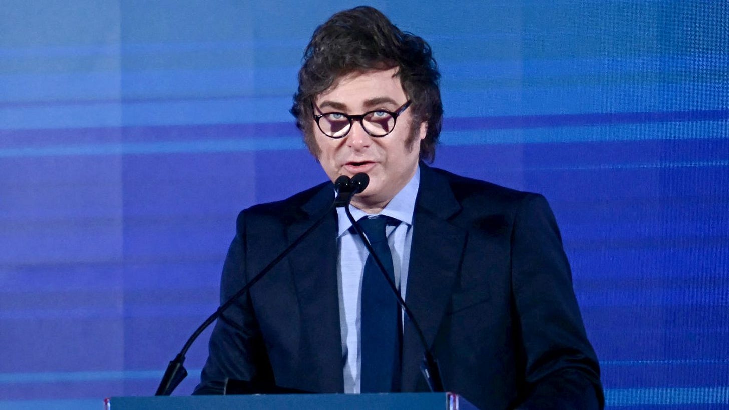 Argentina's President Javier Milei - Filippo Monteforte/AFP/Getty Images
