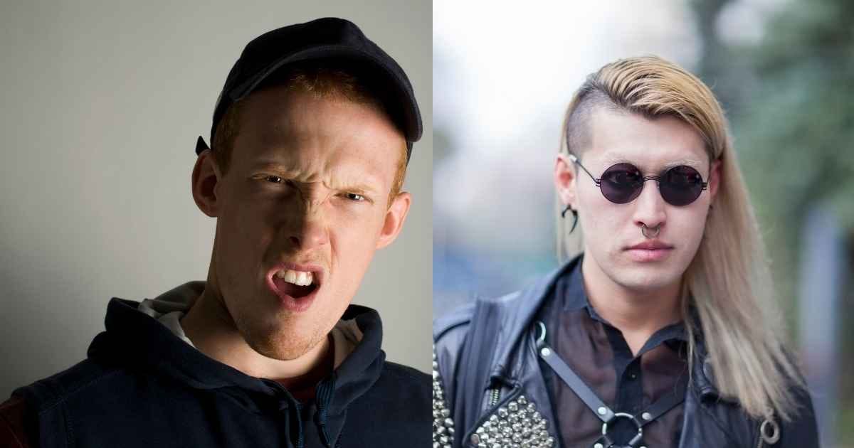 Chav vs goth Chav vs goth