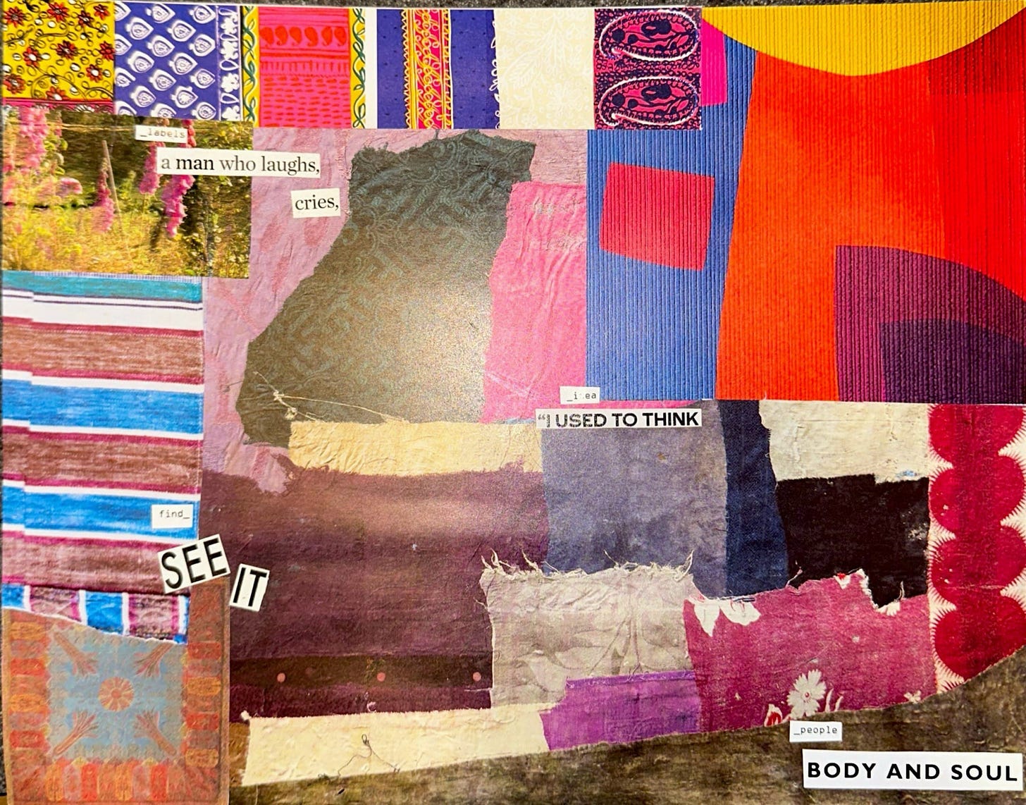 My Vision, collage by me