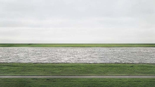 Fetched $US4.3 million ... Andreas Gursky digitally doctored his image of the Rhine.