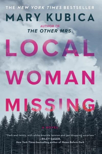 thriller books local woman missing