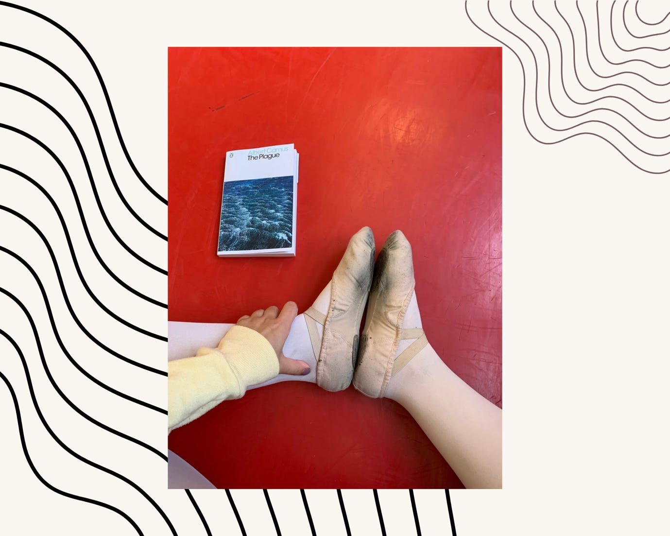 A person's feet in ballet shoes

AI-generated content may be incorrect.