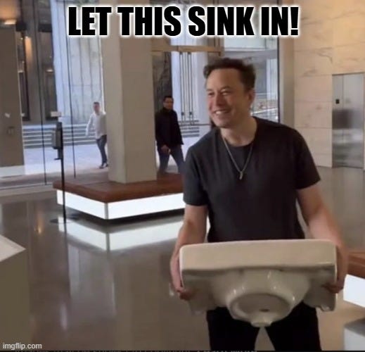 elon musk sink Memes & GIFs - Imgflip
