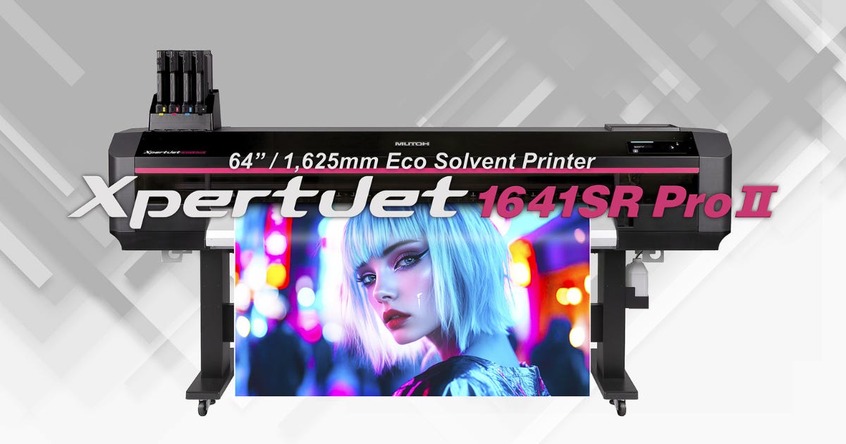 Mutoh introduced XPJ-1641SR Pro II with faster drying and cleaner output