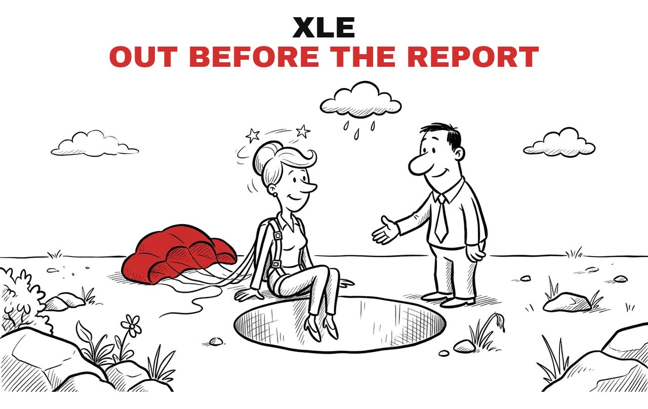 Trade Exit | XLE | 🪂🕳️☠️