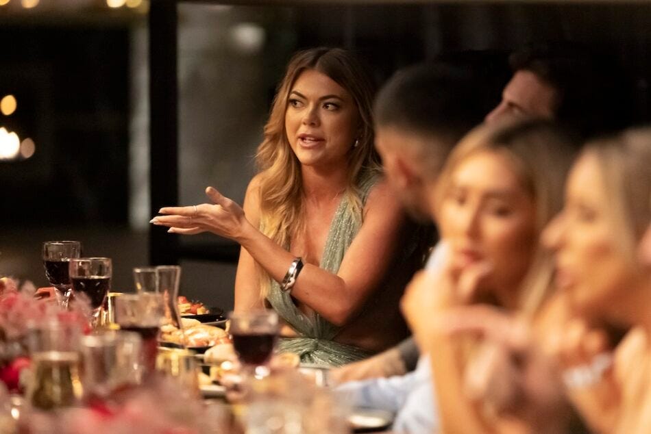 Jacqui and Clint at the MAFS 2025 Reunion.