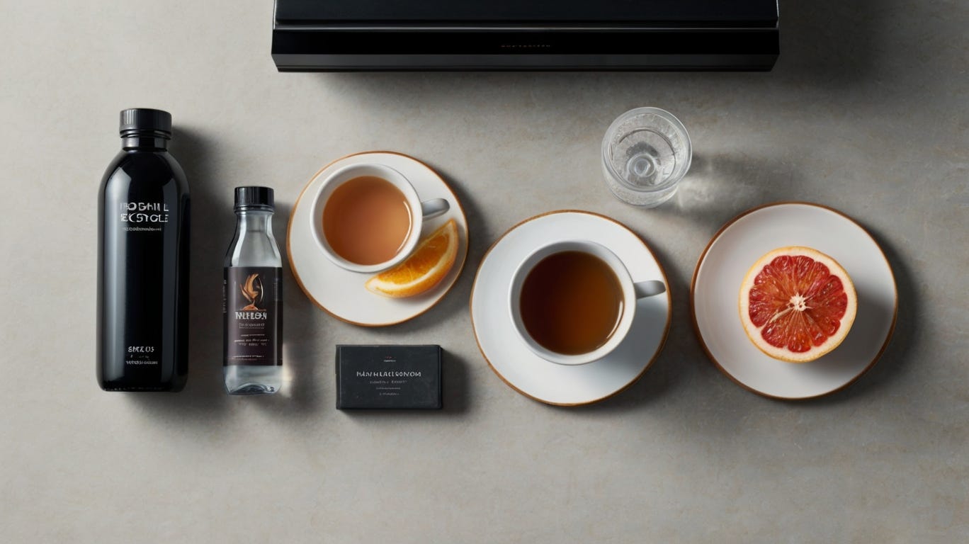 Fasting toolkit – electrolytes, black coffee, Himalayan salt water, and molecular hydrogen water for energy and endurance