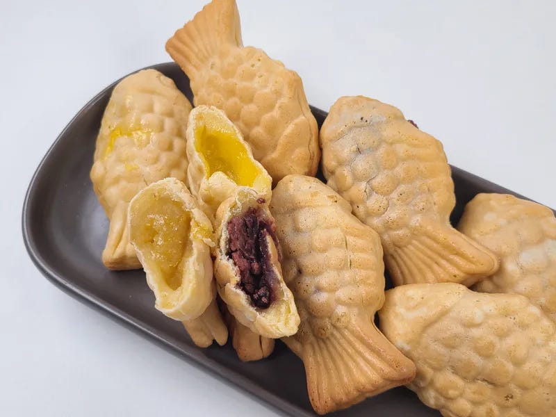 팔도감 - 우리 밀로 만든 붕어빵 3종(팥/슈크림/군고구마) 500g*1봉(10개입)