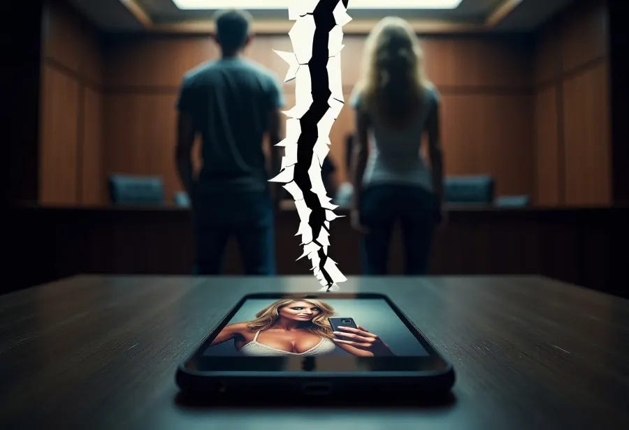 When the relationship status changes from 'It's Complicated' to 'It's Deleted'—thanks, smartphones! Smartphone