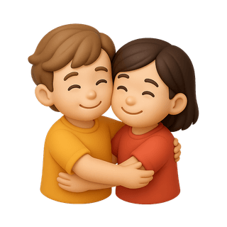 Kids Hugging