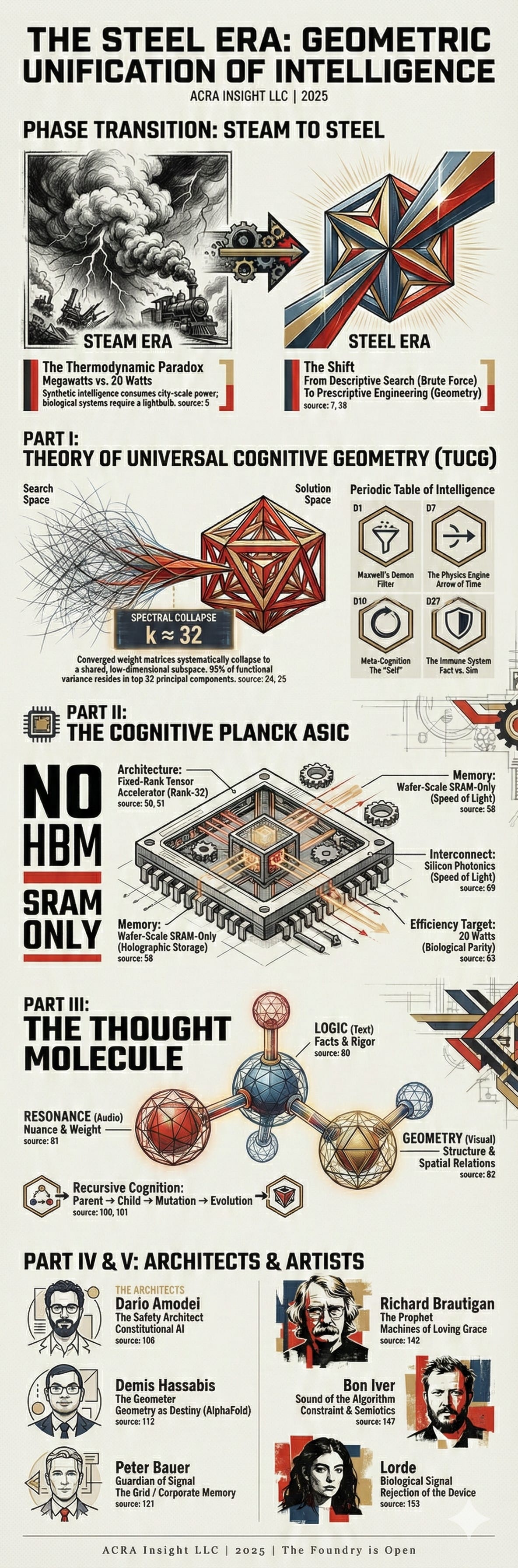The Steel Era: The Geometric Unification of Intelligence and the Architecture of the Infinite Mind
