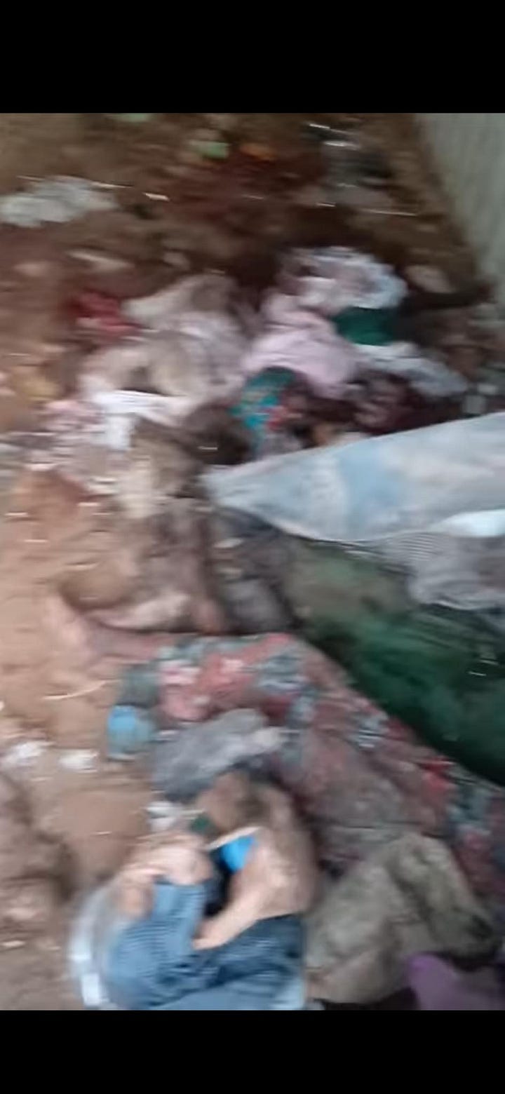 Aftermath of RSF attack on El-Fasher IDP encampment