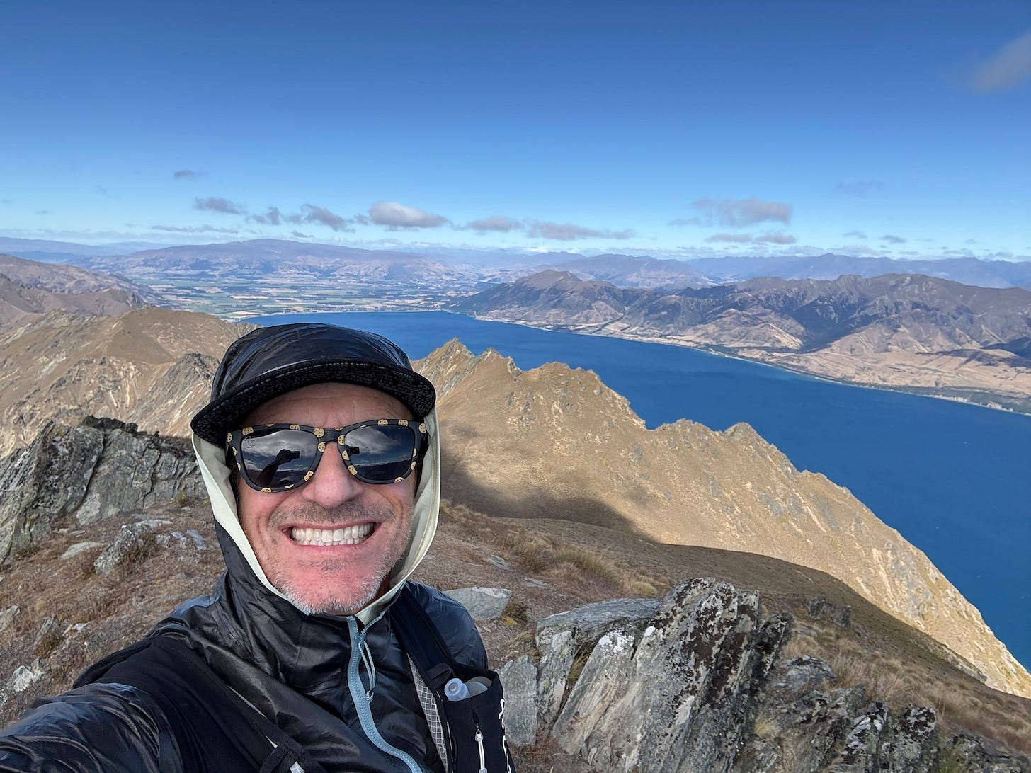 corner peak summit selfie