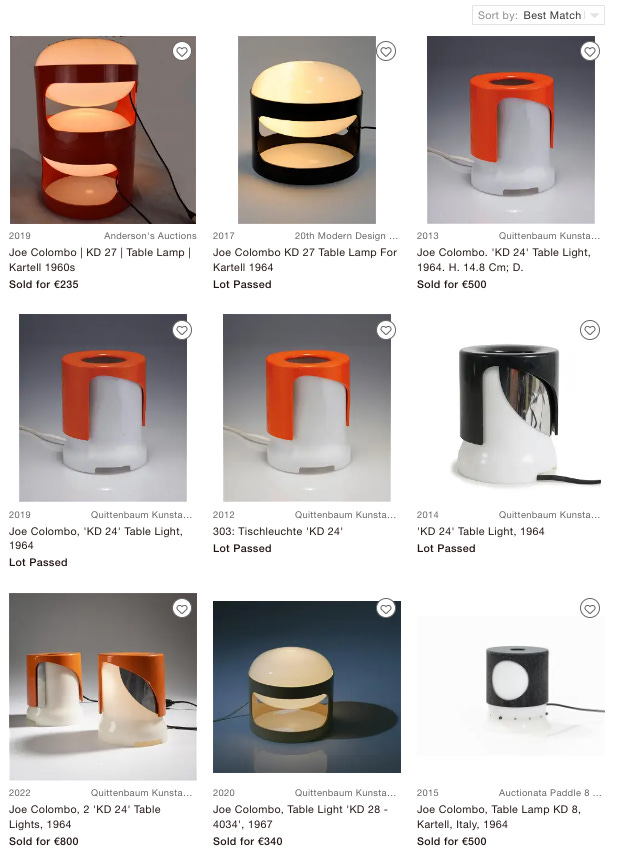 Joe Colombo and the Italian Design レア Joe Colombo And