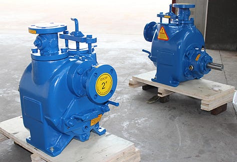 self priming pump skids