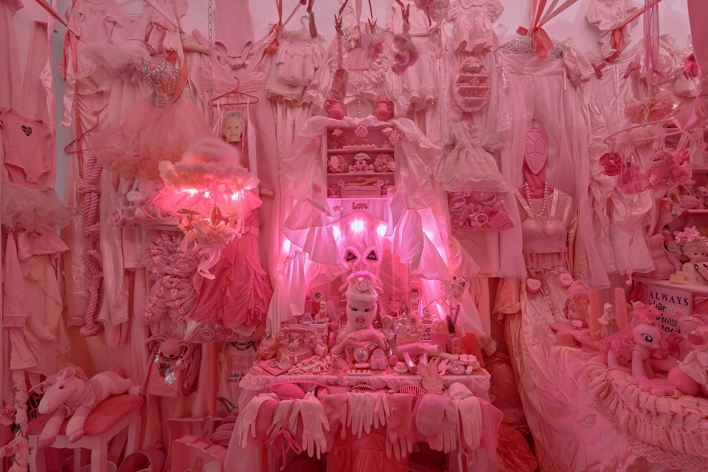 "Pink Project: Bedroom," Museum of Sex, 2023