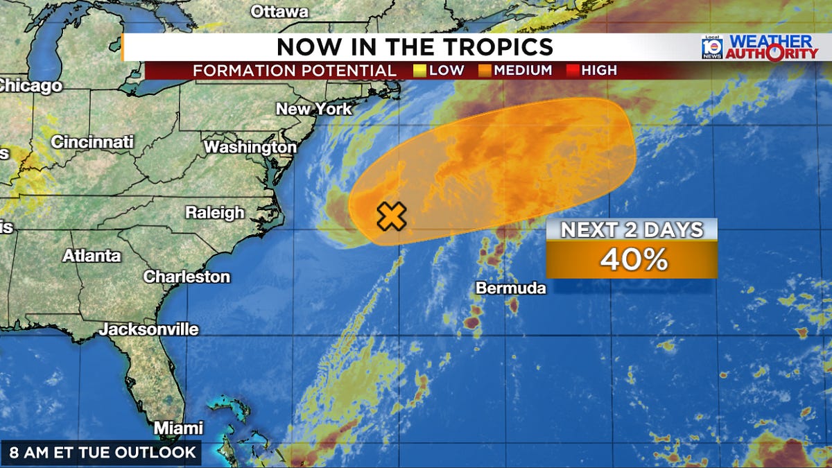 National Hurricane Center Gives Slow-Moving Nor’easter a Medium Chance of Becoming Josephine this Week