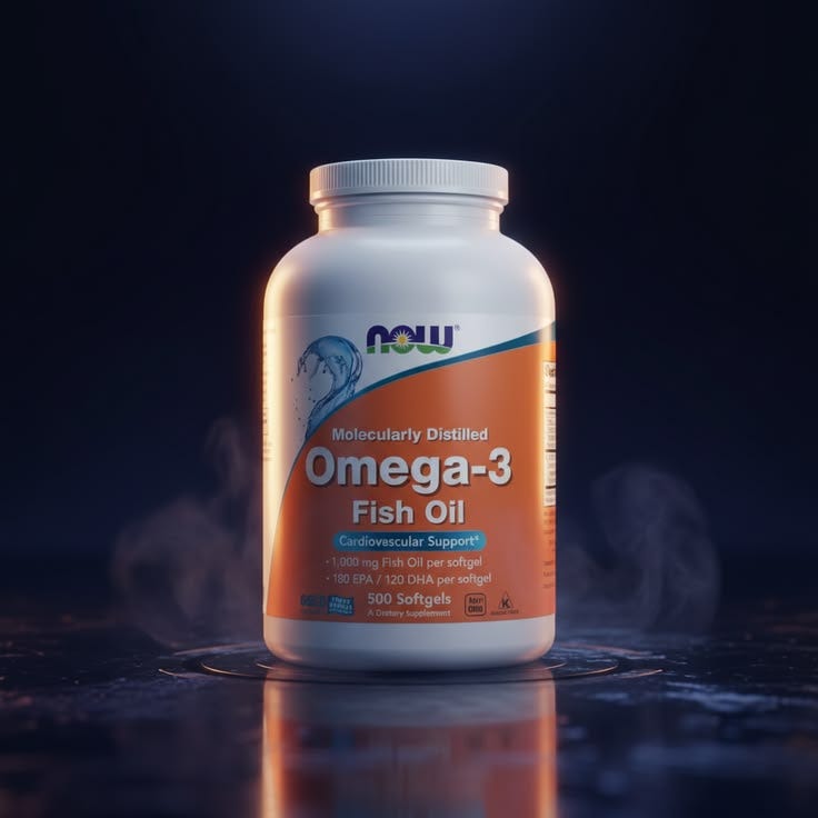 This contains: Omega 3 Molecularly Distilled - 500 Softgels - VinnyPowerNutrition
