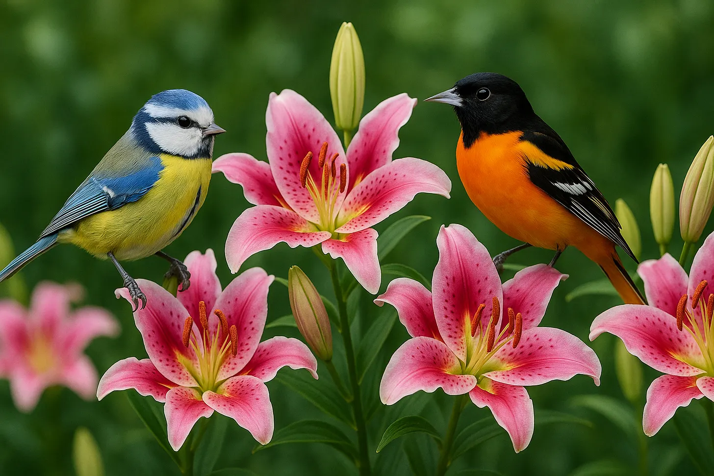 Pajaritos del cielo y lirios del campo