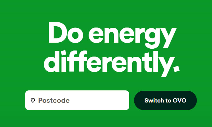Figure 4 - Ovo offering energy swtiches